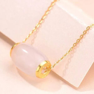 Opalite 18k Gold Plated Sterling Silver Necklace
